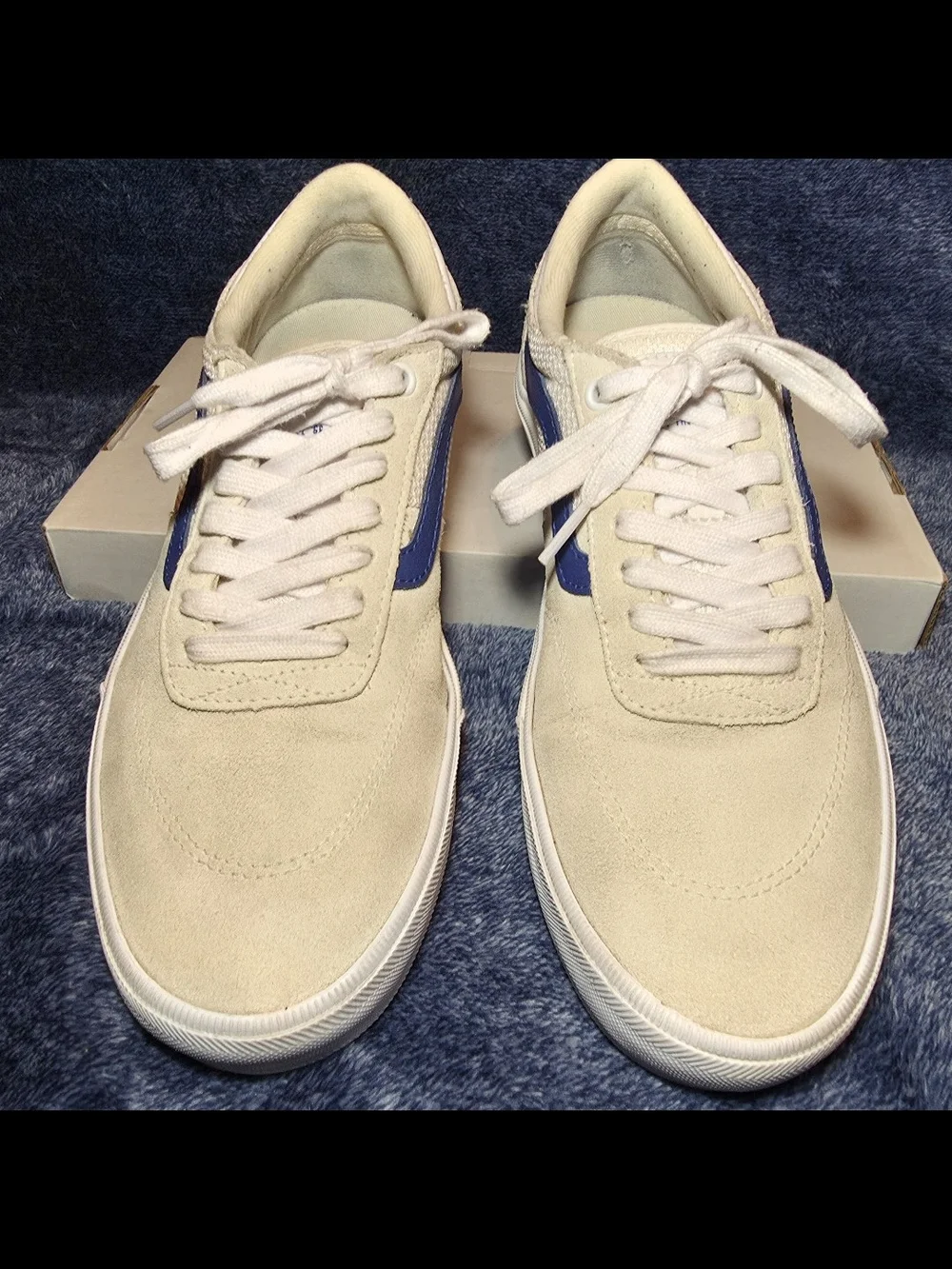 Vans Skate Gilbert Crockett Beige/Blue Shoes